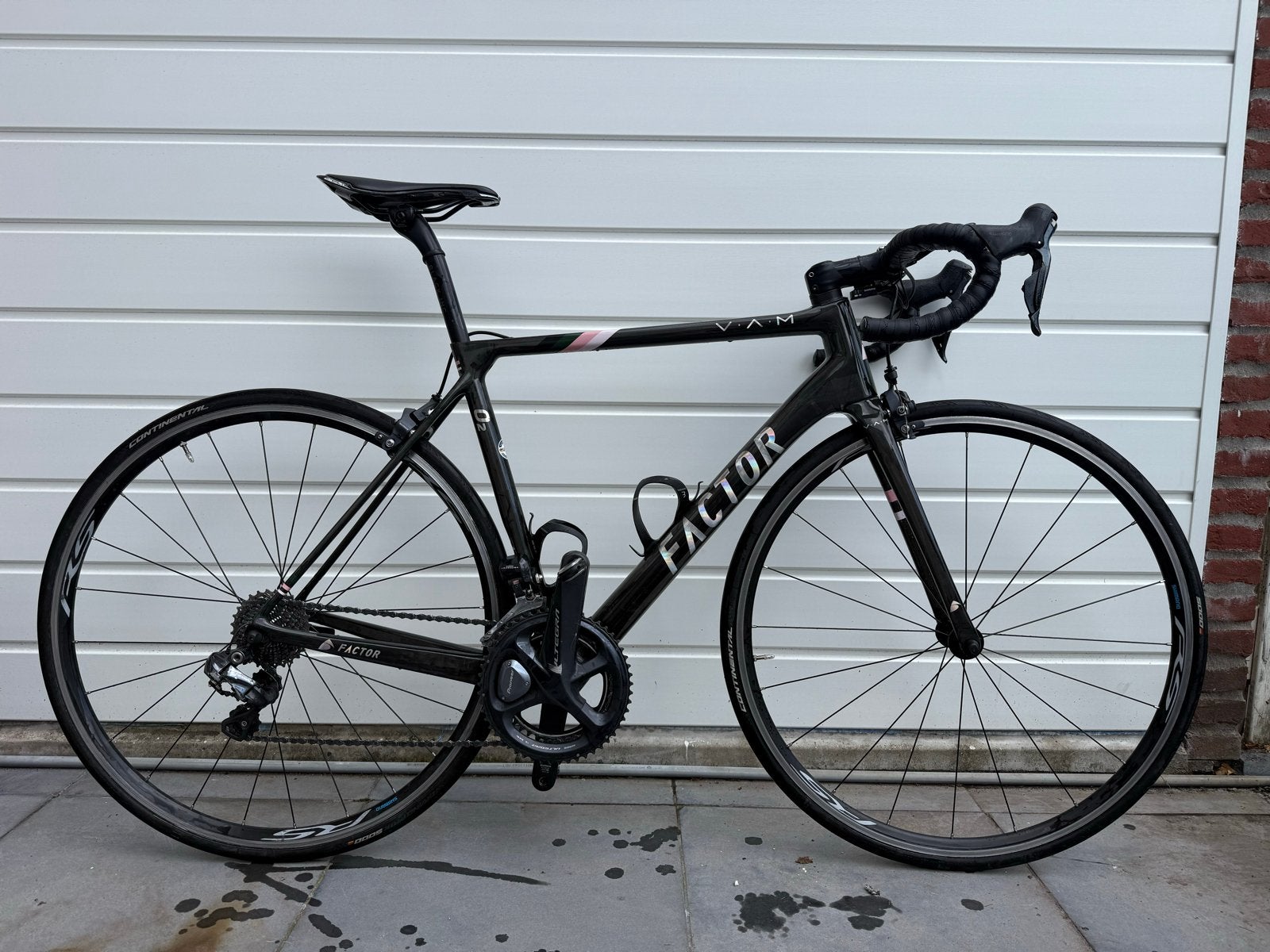Factor VAM racefiets maat 54 electrisch schakelen, Fietsen en Brommers, Gebruikt, Carbon, Meer dan 20 versnellingen, 53 tot 57 cm