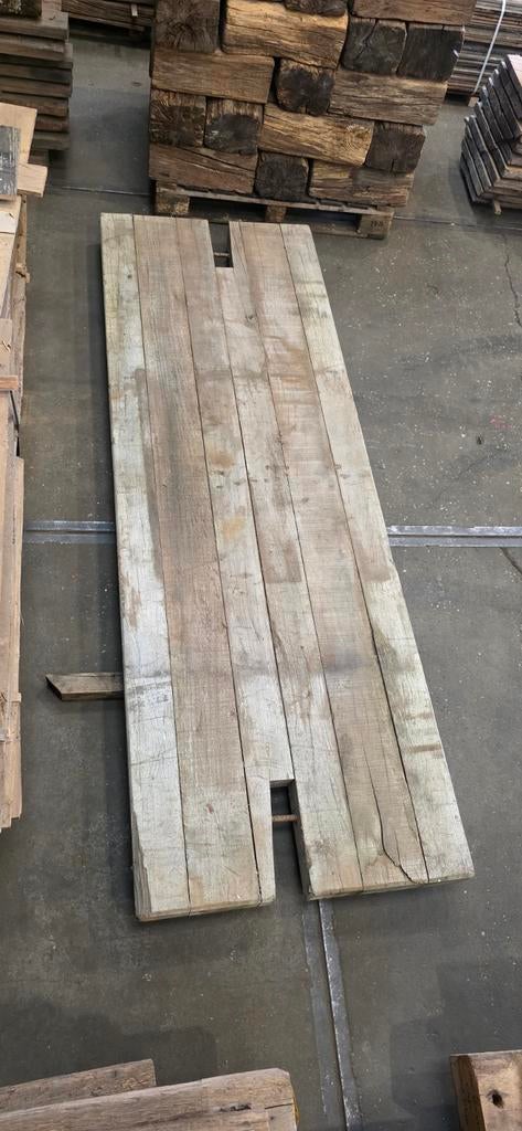 Nieuw draglineschot | 300 x 100 x 10 cm | Azobe, Gebruikt, Overige typen, Ophalen of Verzenden, 250 tot 300 cm