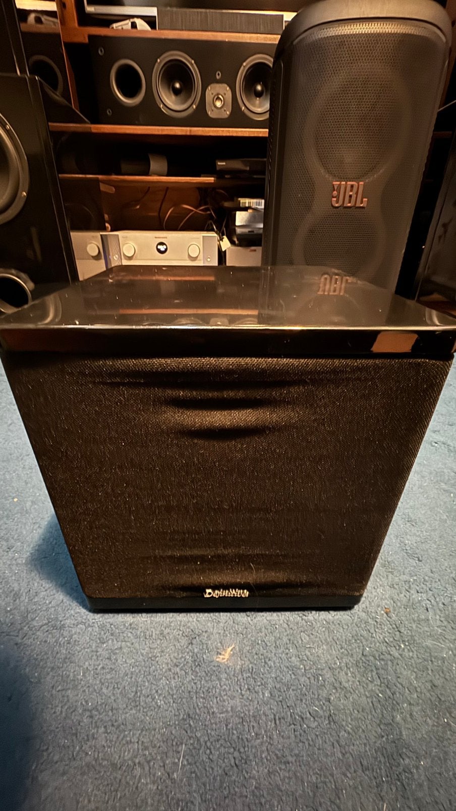 Defintive technology supercube iii in knappe staat, Audio, Tv en Foto, Luidsprekers, Zo goed als nieuw, Subwoofer, 150 watt of meer
