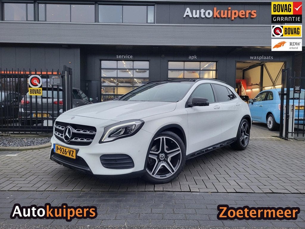 Mercedes-Benz GLA-klasse 220 4MATIC|BENZINE!| UNIEK |Met pan, Auto's, Mercedes-Benz, 12 maanden, Gebruikt, 4 cilinders, Leder en Stof