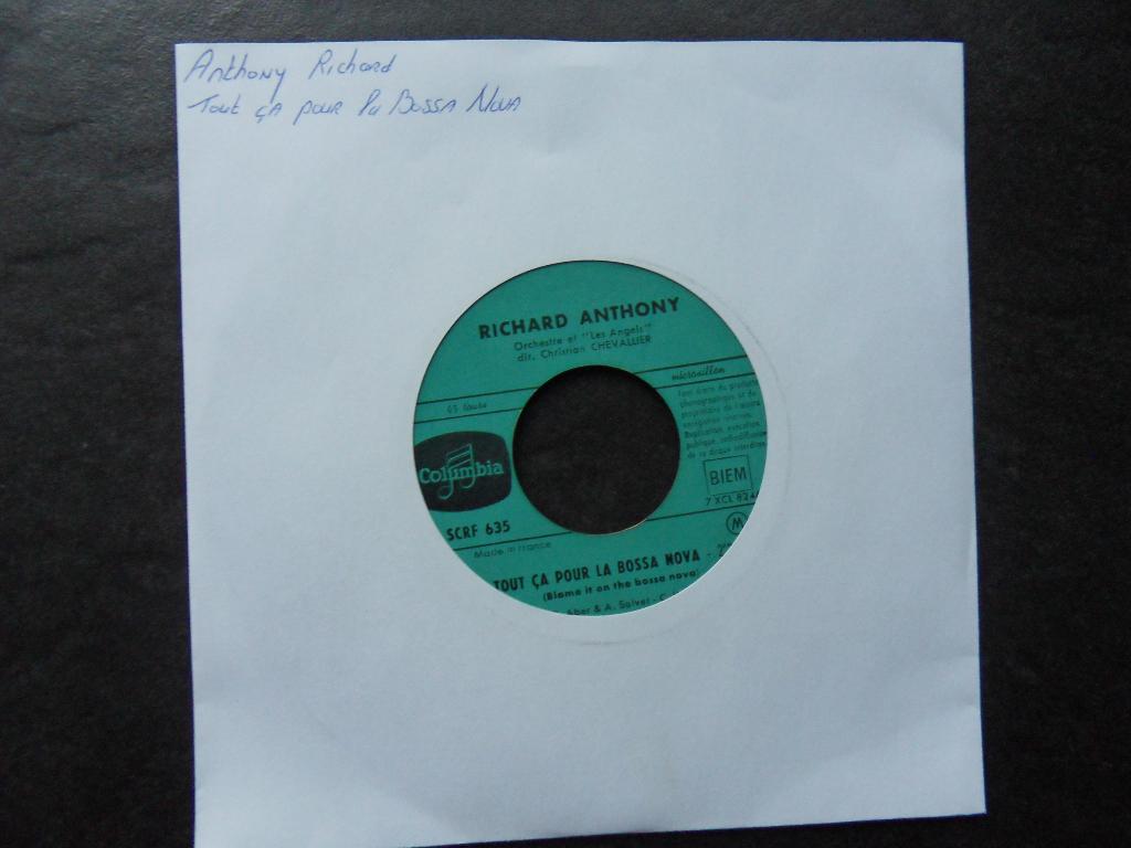 Richard Anthony - Tout ca pour la Bossa Nova, Cd's en Dvd's, Vinyl Singles, Ophalen of Verzenden, Zo goed als nieuw, Pop
