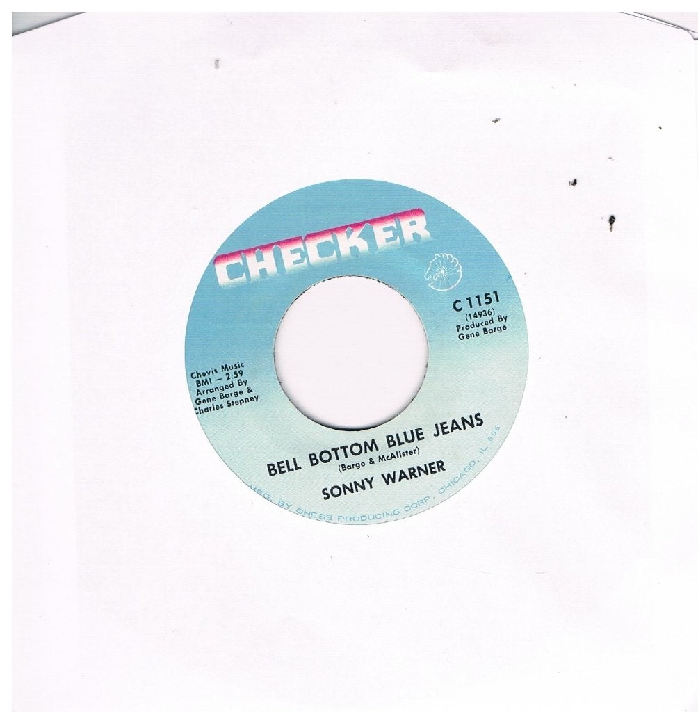 Soul Sonny Warner Bell bottom blue jeans, Ophalen of Verzenden, Gebruikt, Pop