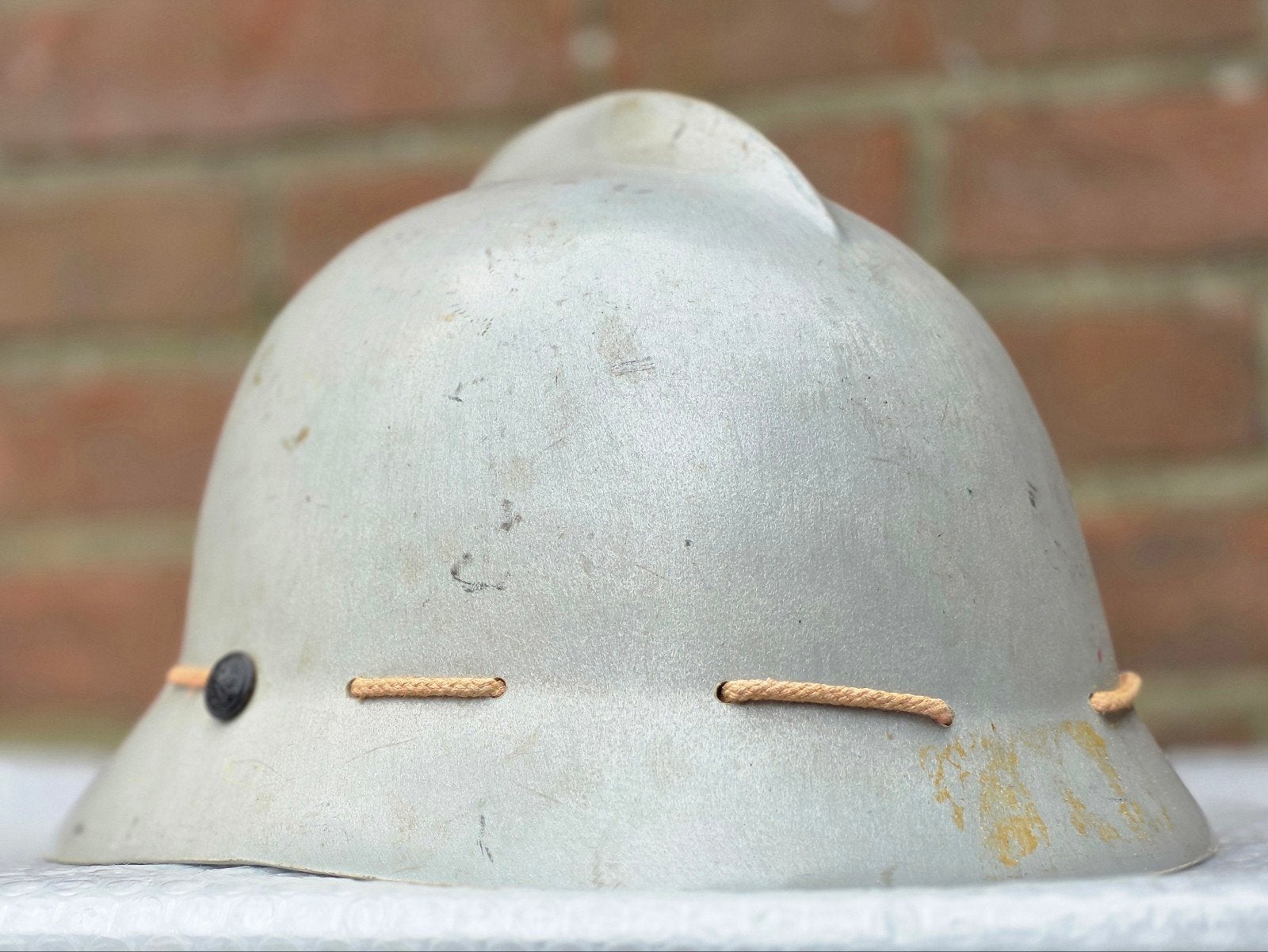 brandweerhelm brandweer Polen, Ophalen of Verzenden, Landmacht, Nederland, Embleem of Badge