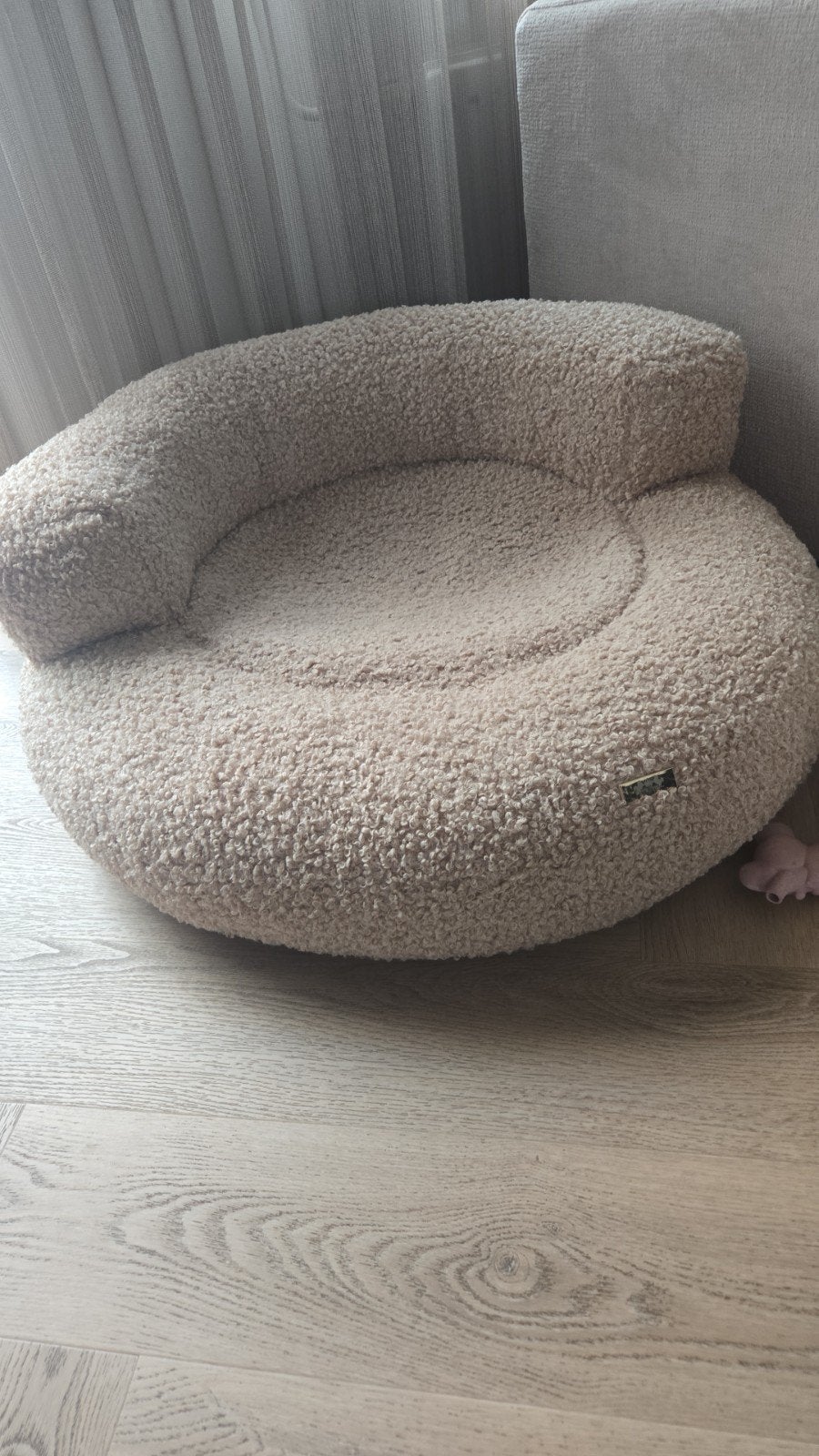 Honden mand sofa beige, Ophalen of Verzenden, Zo goed als nieuw