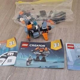 Lego Creator 31111 Cyber Drone 3-in-1 met instructies, Gebruikt, Lego, Compleet, Ophalen of Verzenden