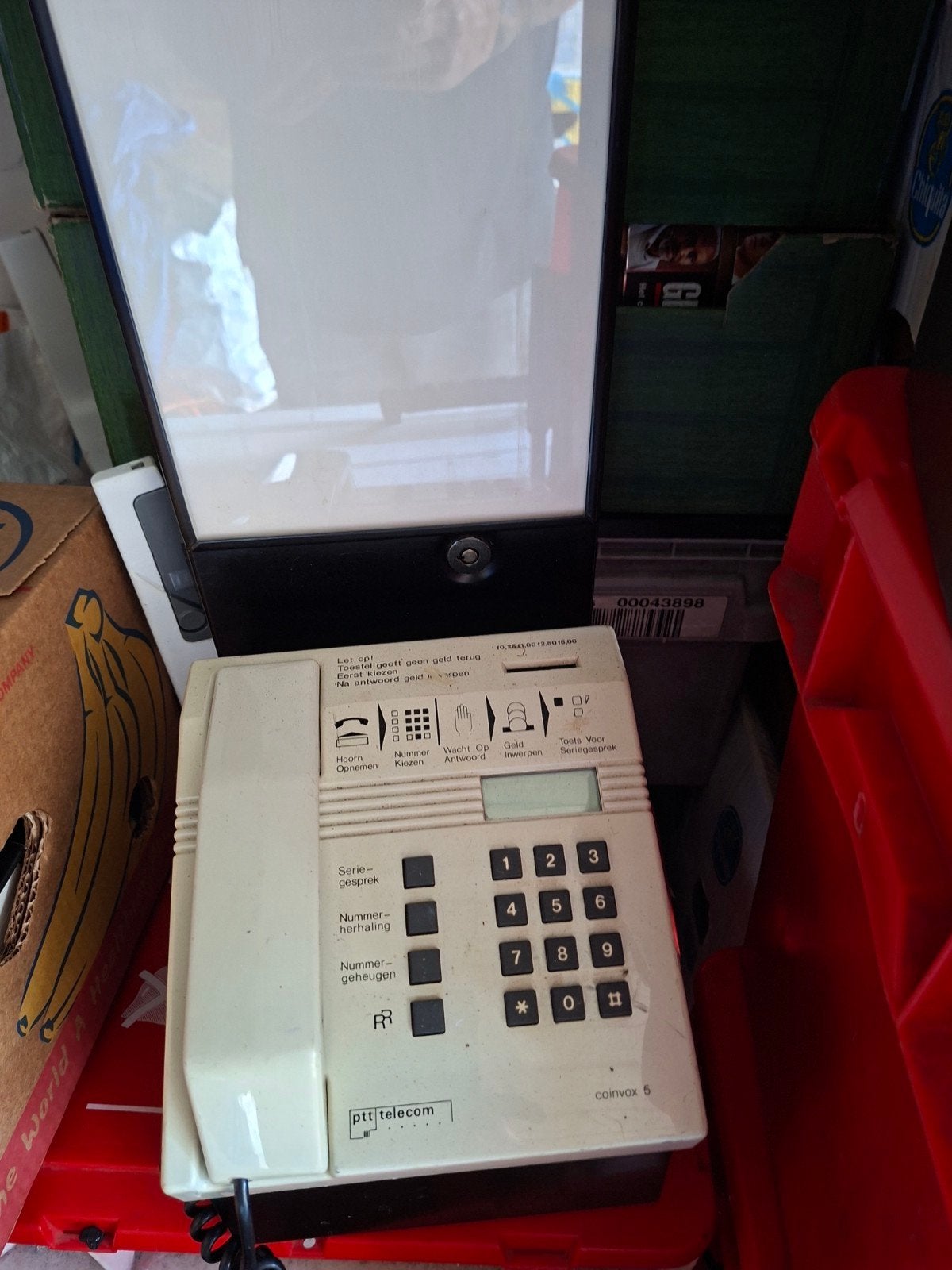 Vintage PTT Telecom CoinVox 5 Telefoon met Toetsen, Ophalen of Verzenden, Gebruikt