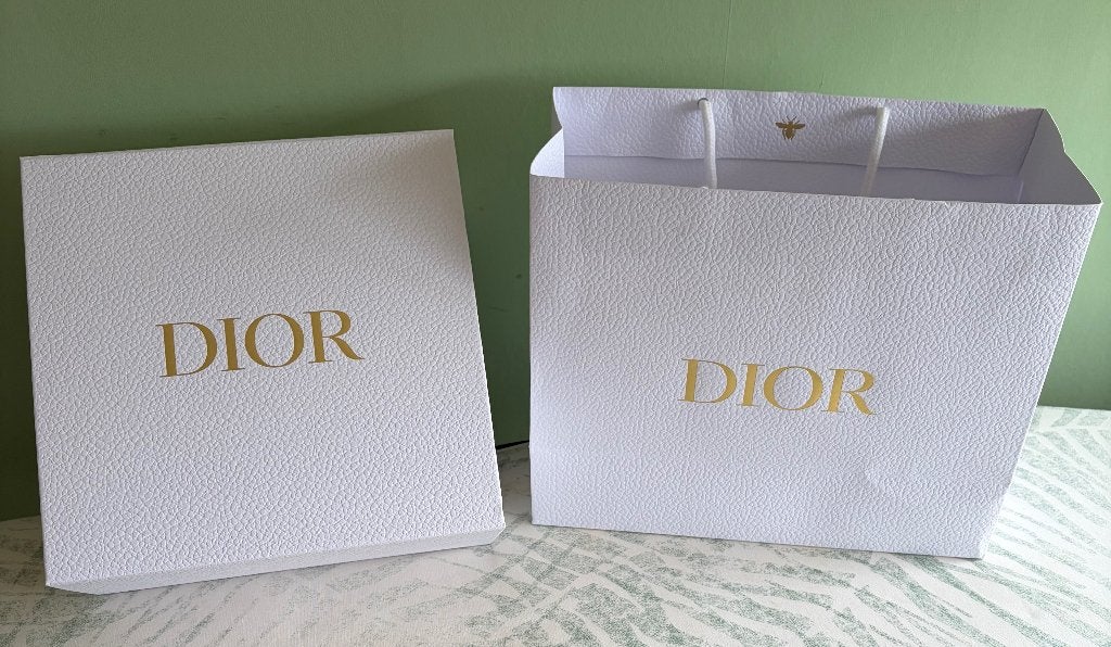 Dior tas+doos verpakking set, Ophalen of Verzenden, Nieuw, Zwart