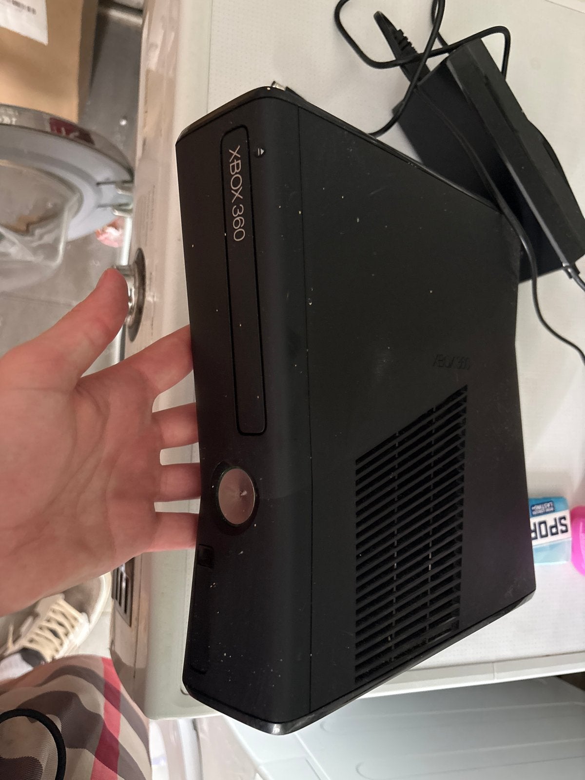 Xbox 360 console met voeding, Ophalen, Gebruikt