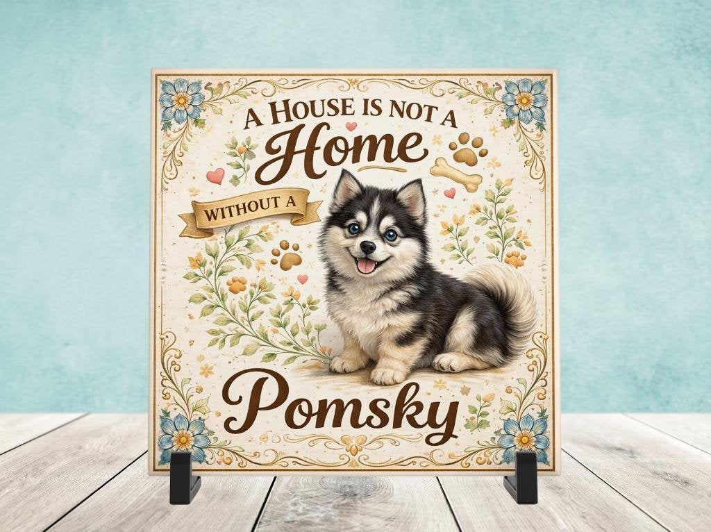 A House is not a Home Without a Pomsky - Tegel, Verzenden, Nieuw