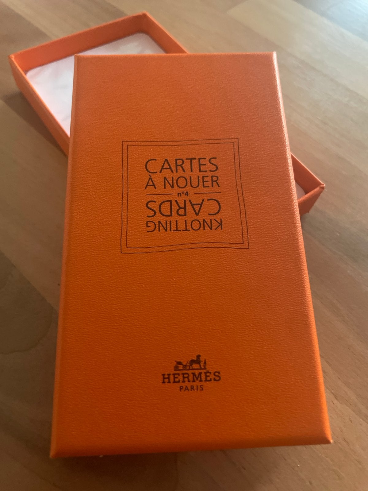 Hermès Knots Cards - Sjaal Knoopkaarten no 4, Verzenden, Nieuw