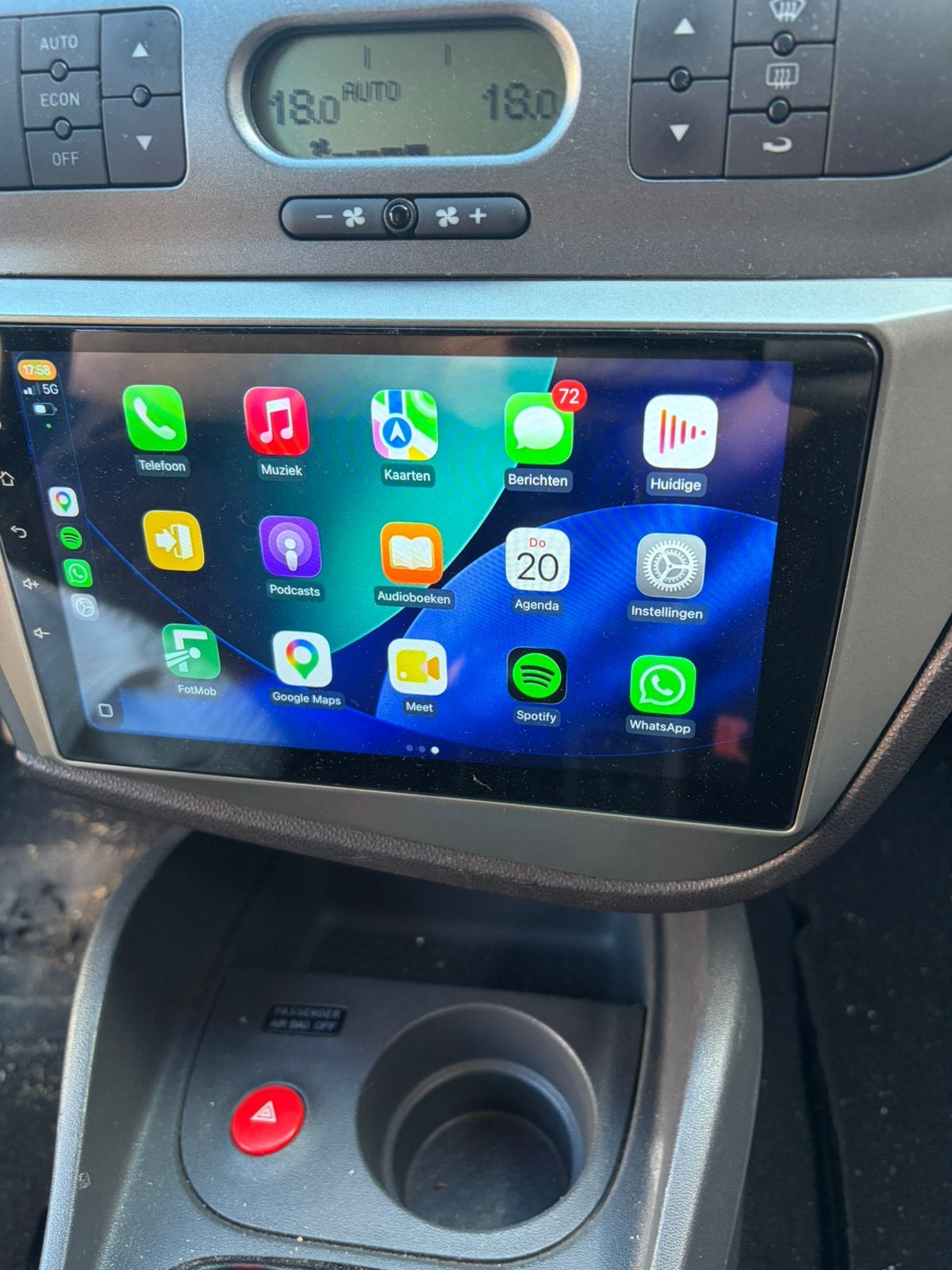 Apple carplay voor seat leon 2005-2012., Ophalen of Verzenden, Zo goed als nieuw