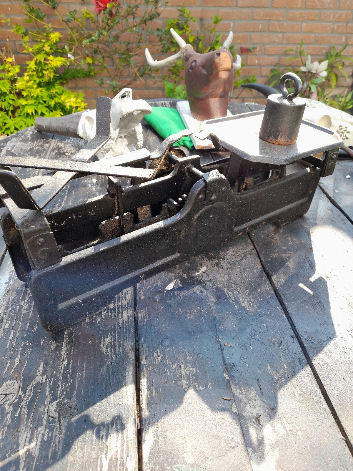 Oud.weegschaaltje, Auto diversen, Krikken, Ophalen, Hydraulisch, Garagekrik