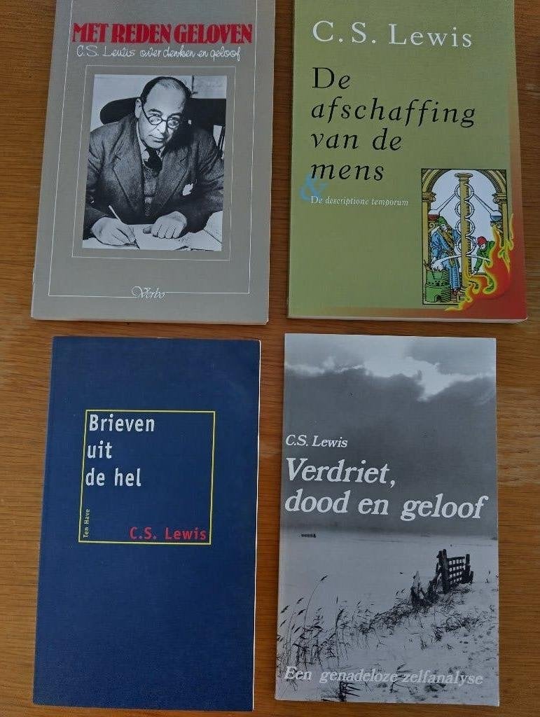 Nr. 418  C.S. Lewis, 8 verschillende titels,zie omschrijving, Ophalen of Verzenden, Gelezen, Lewis, C.S., Christendom | Protestants