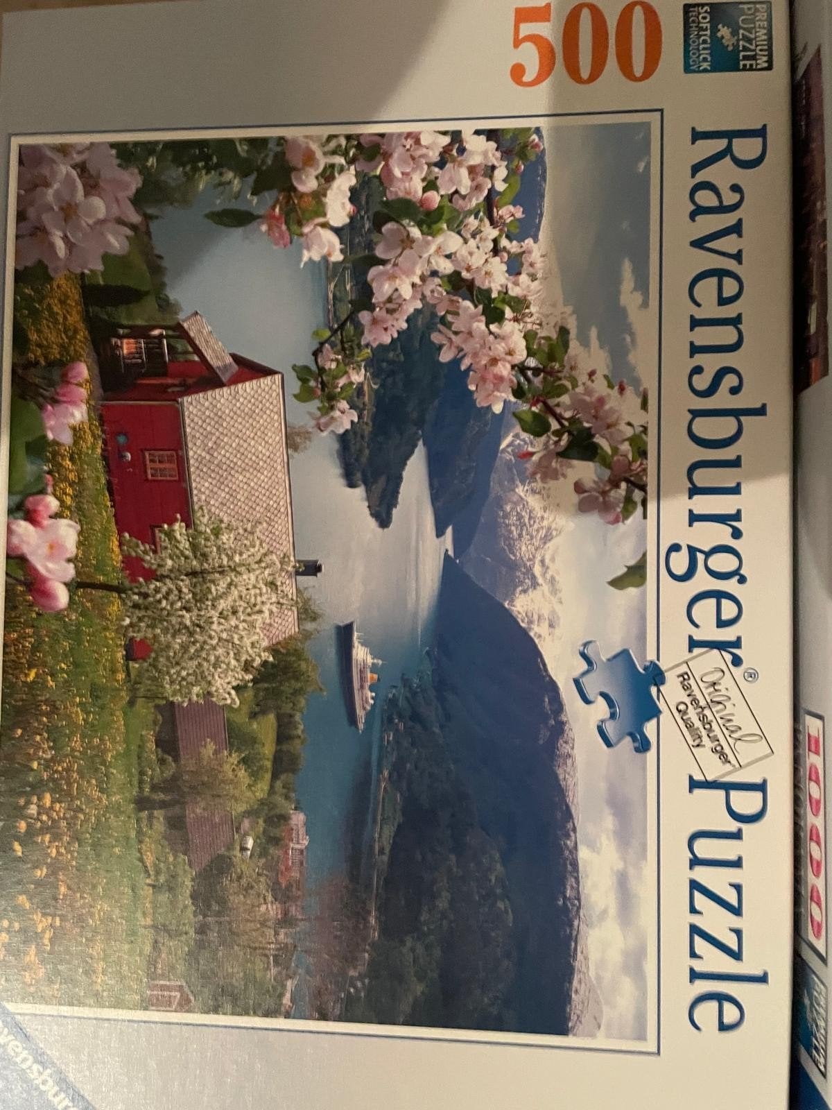 Ravensburger Legpuzzel 500 stukjes - Noors fjord, Ophalen, Minder dan 500 stukjes, Gebruikt, Legpuzzel