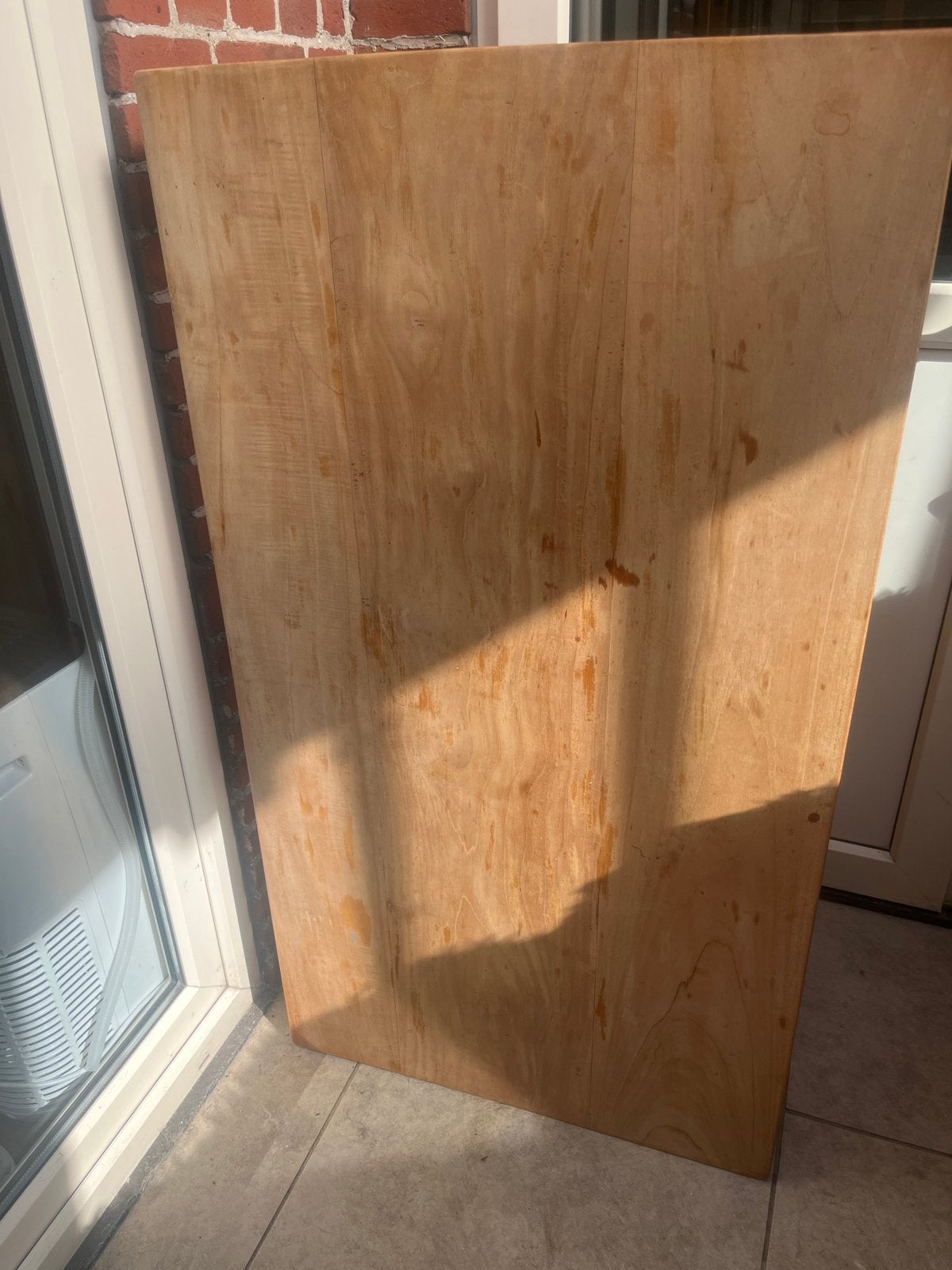 Teak houten tafel, Huis en Inrichting, Tafels | Eettafels, Ophalen
