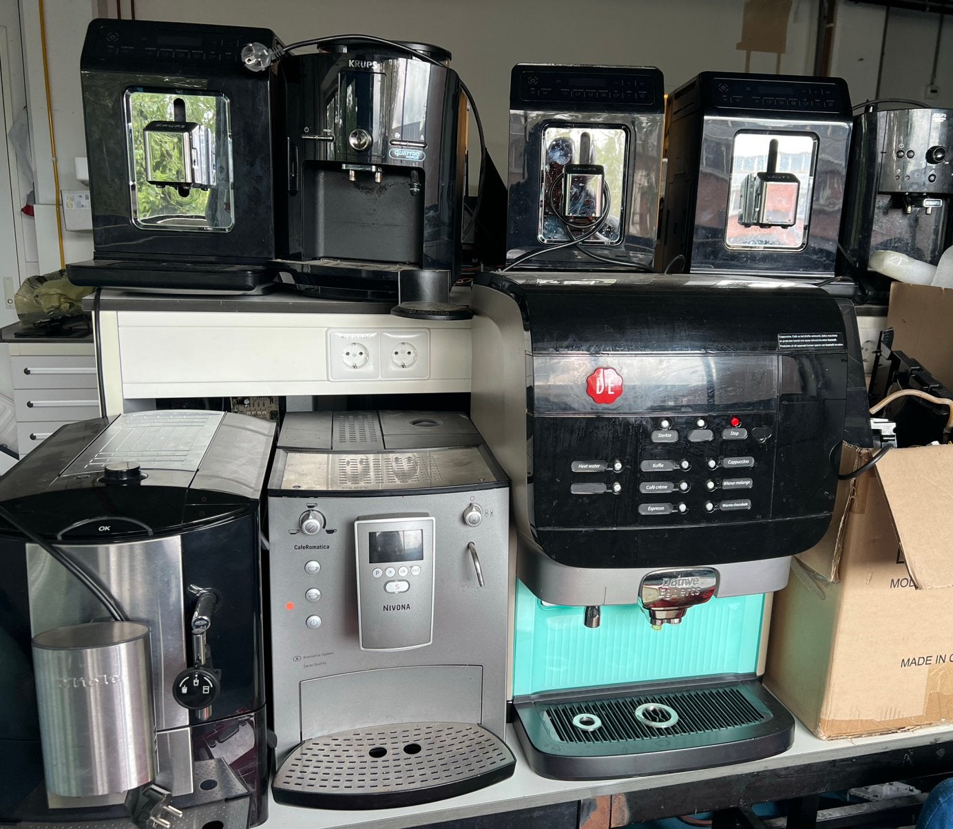 Partij defecte koffiemachines, Vnikolay39@gmail.com, 10 kopjes of meer, Koffiemachine, Ophalen of Verzenden