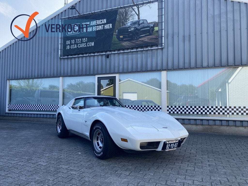 Chevrolet Corvette C3 5.7 V8 (bj 1977, automaat), Auto's, Oldtimers, Bedrijf, Te koop, Chevrolet, Benzine, Coupé, Automaat, Geïmporteerd