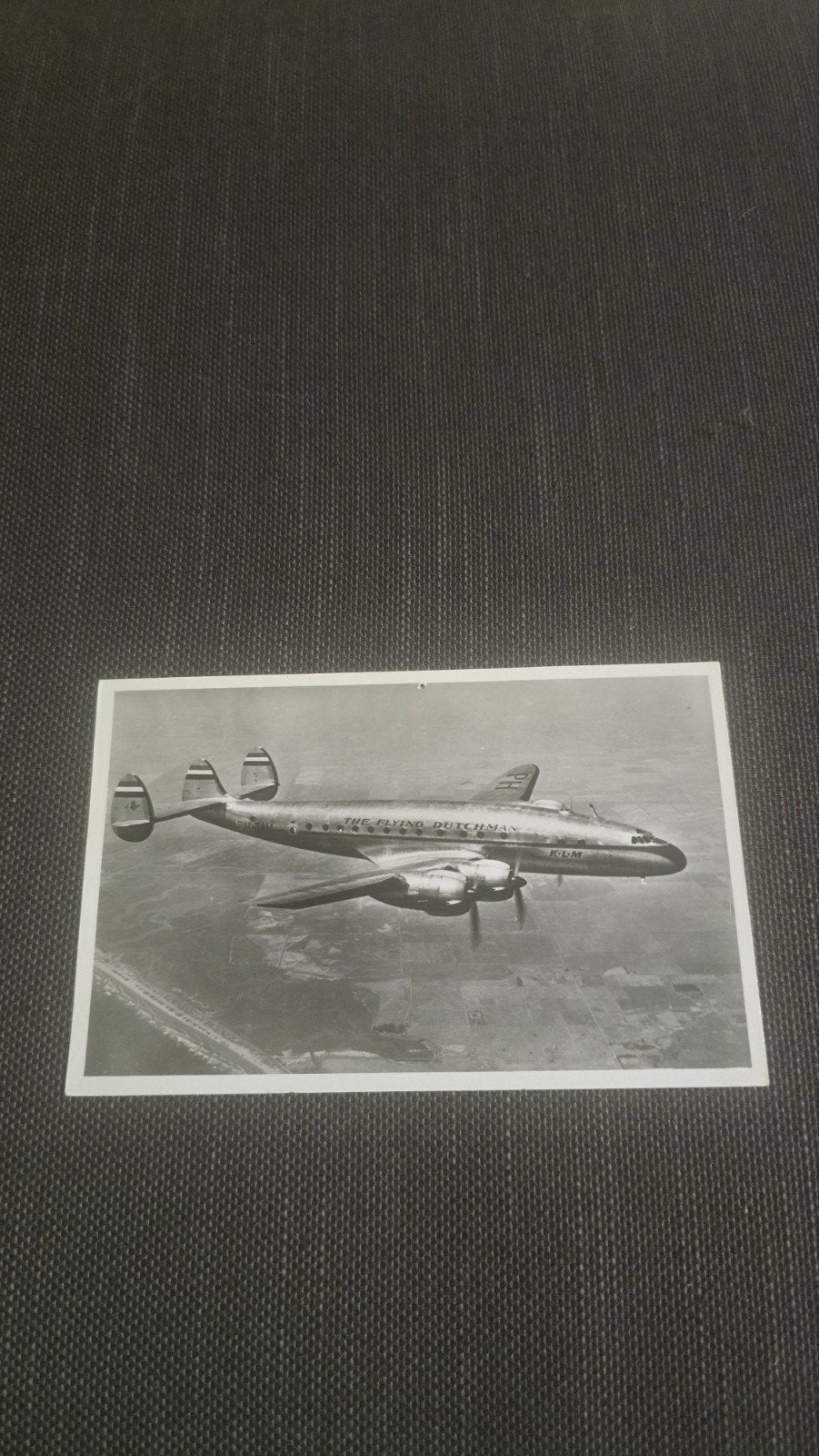 Vintage foto KLM Lockheed Constellation The Flying Dutchman, Ophalen of Verzenden