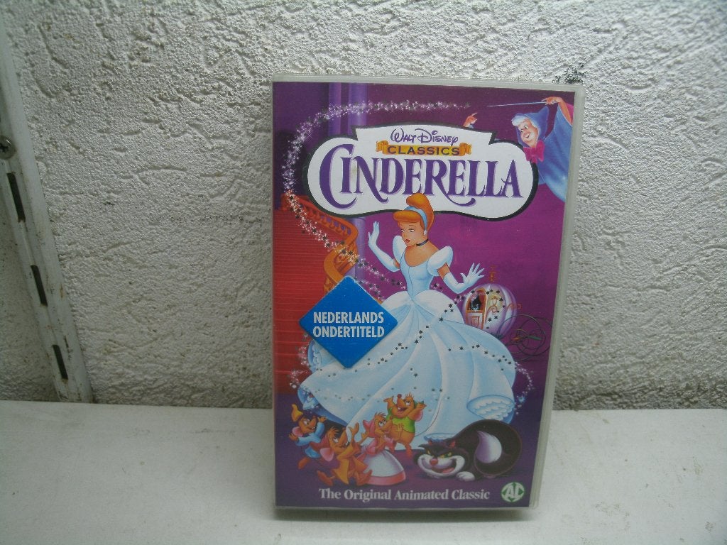 vhs 206acinderella ned ondert, Vanaf 16 jaar, Ophalen of Verzenden, Gebruikt, Overige typen