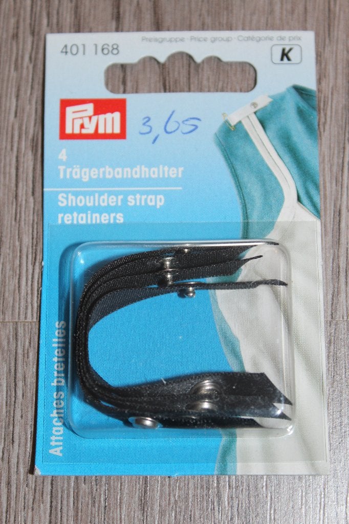 Prym 401168 Schouderbandhouder zwart 4 st #2115, Ophalen of Verzenden, Nieuw, Overige typen