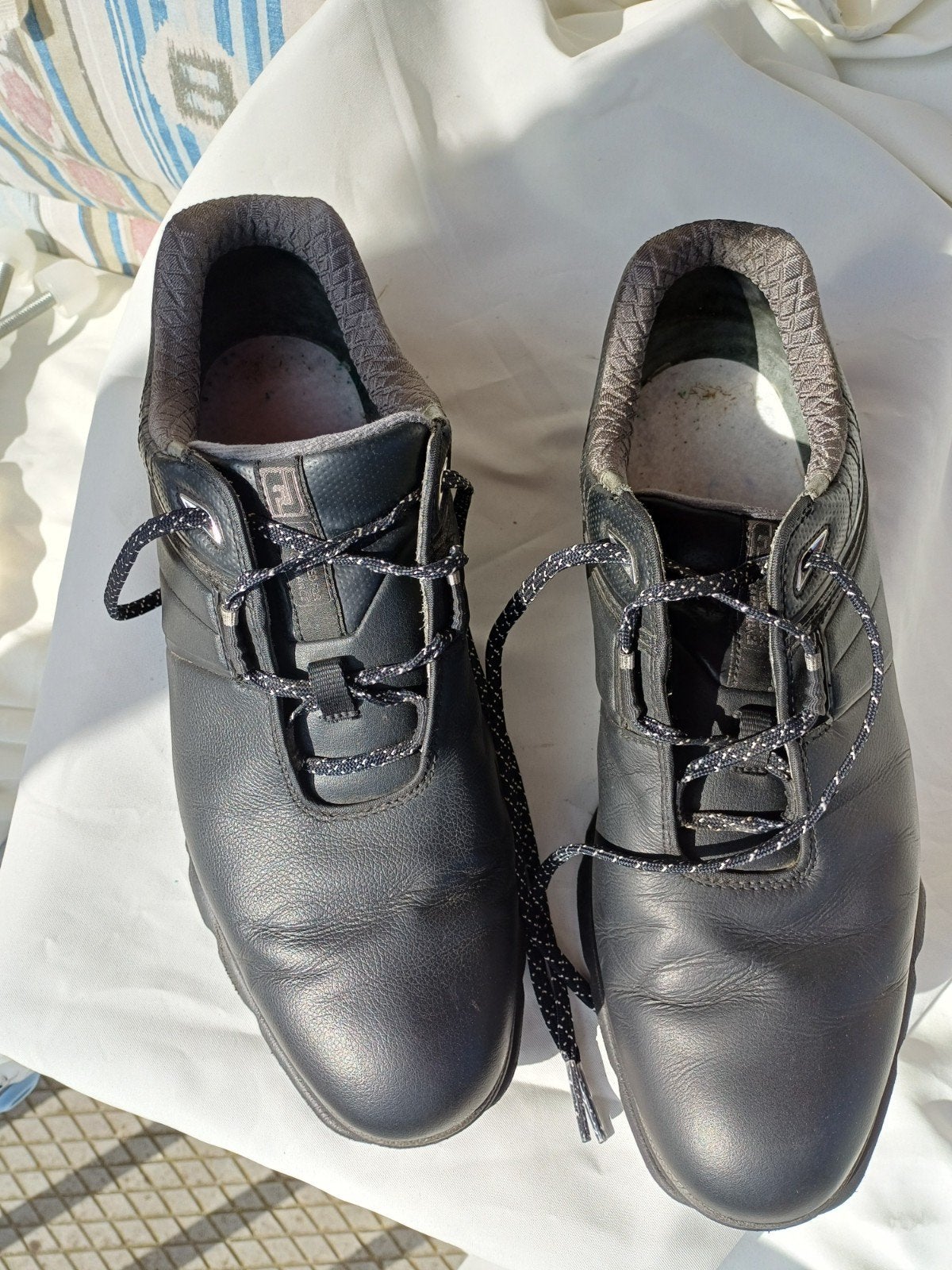 Zwarte FootJoy golfschoenen - Maat 44,5, Ophalen of Verzenden, Zo goed als nieuw, Schoenen