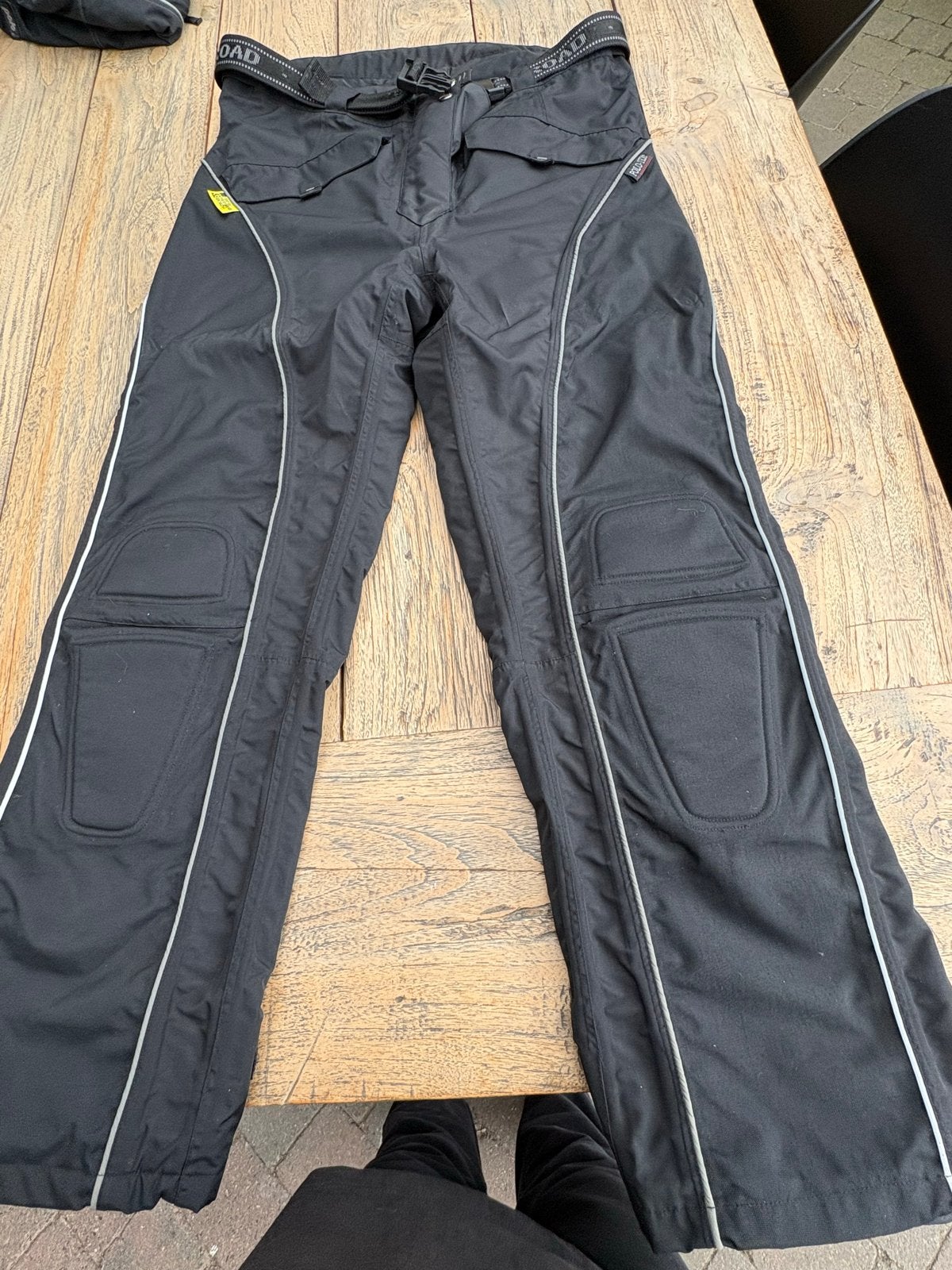 Zwarte damesmotorbroek - Textiel   Maat 46, Motoren, Ophalen of Verzenden, Tweedehands, Dames, Broek | textiel