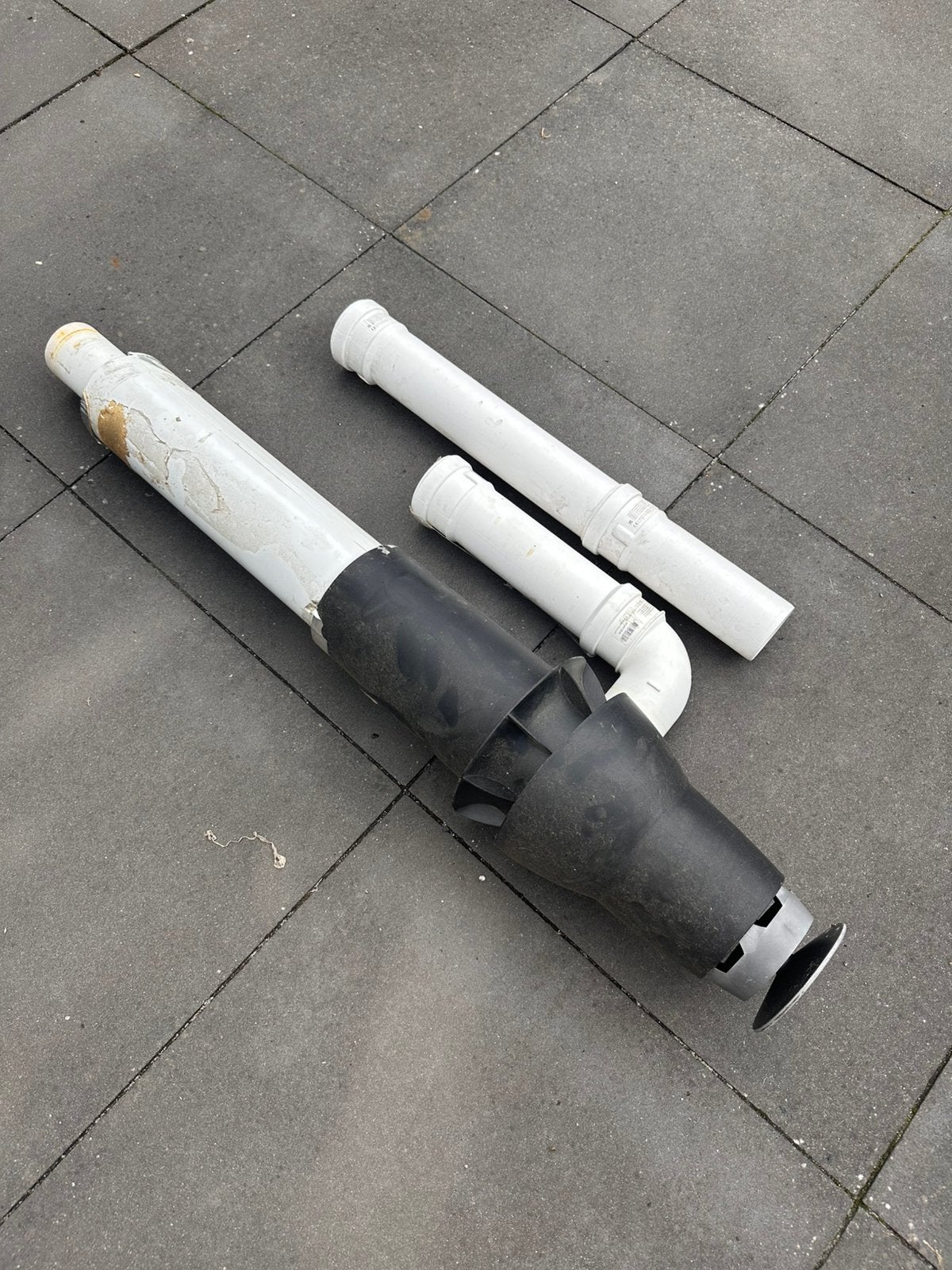 Rookgas afvoer onderdelen, Ophalen, Afvoer, Gebruikt, Pvc