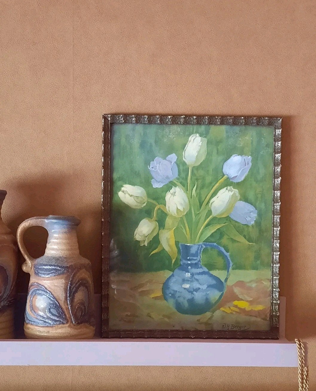 Vintage schilderijtje, Ophalen of Verzenden