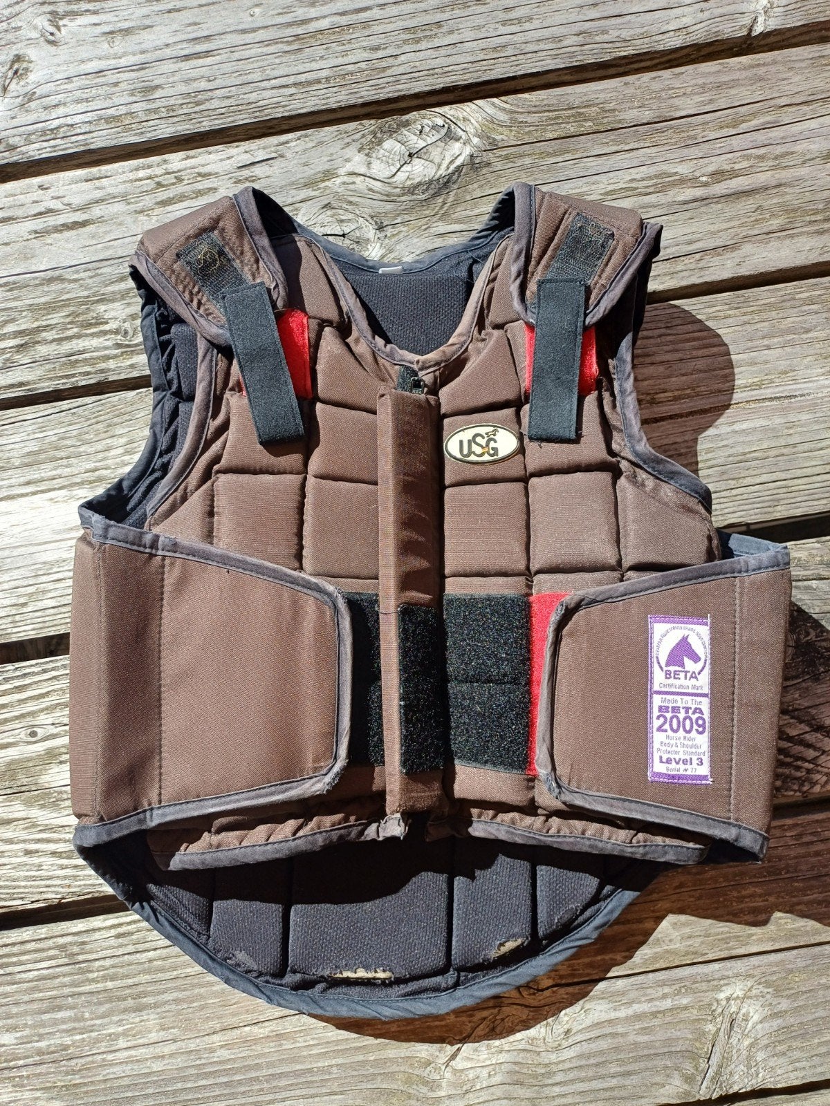 USG bodyprotector - Child Medium, Gebruikt, USG, Bodyprotector, Springen