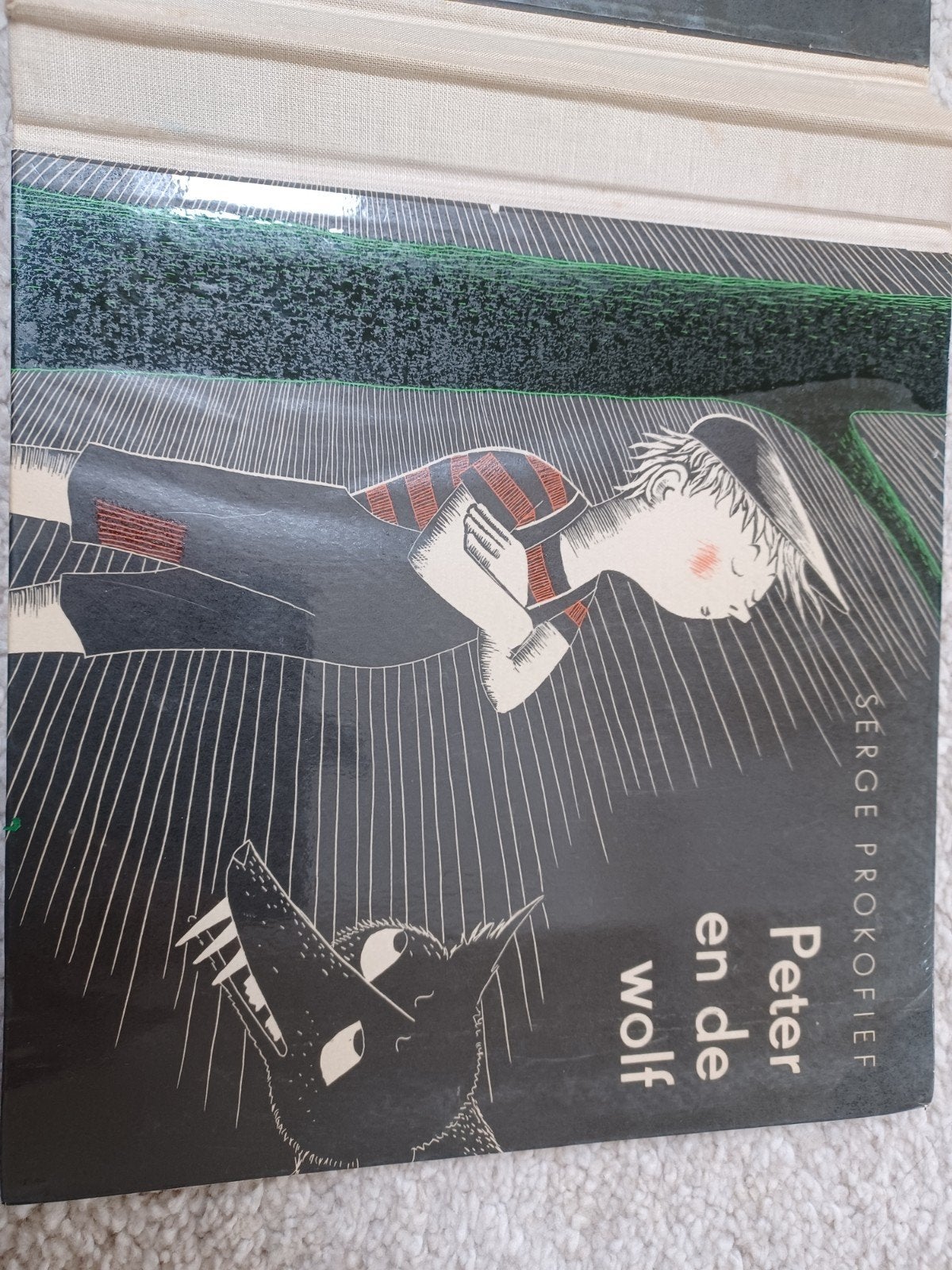 Peter en de wolf - Serge Prokofief (Vintage Kinderboek), Boeken, Ophalen of Verzenden, Gelezen, Serge Prokofief, Sprookjes