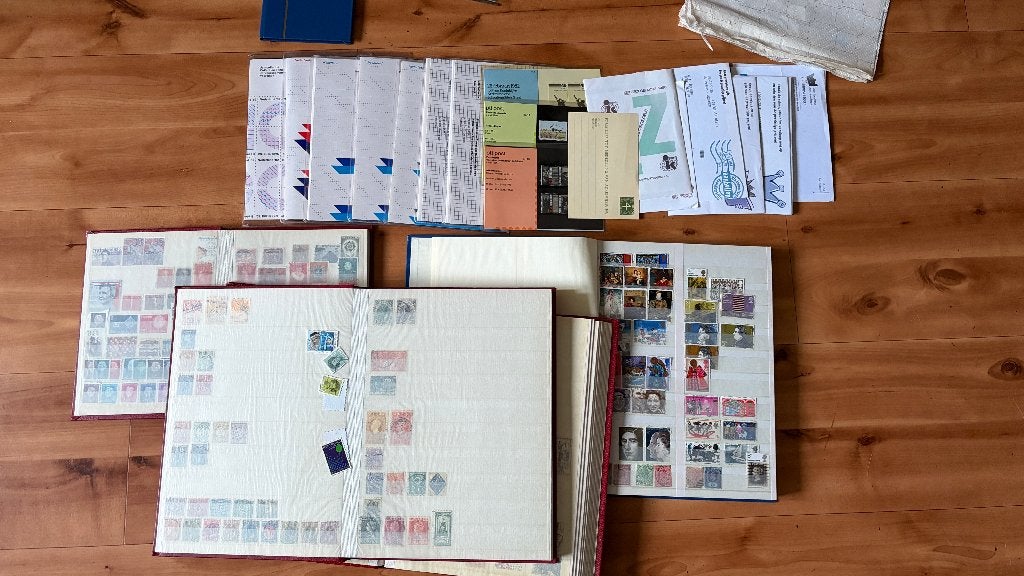Postzegelverzameling, Postzegels en Munten, Ophalen, Nederland en Buitenland