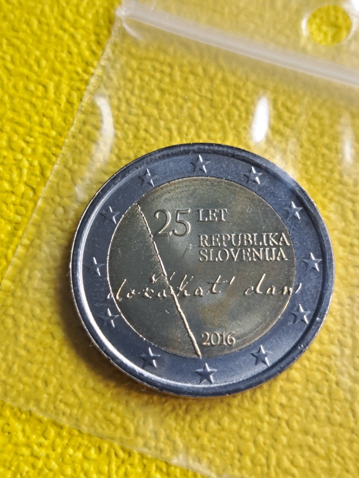 2 euro UNC Slovenië 2016 Onafhankelijkheid, Ophalen of Verzenden, Slovenië, 2 euro