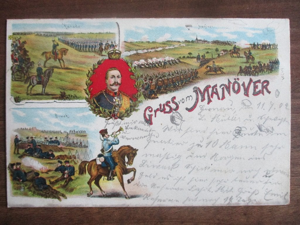 Postkaart Kaiser Wilhelm #1, Verzenden, Landmacht, Duitsland, Foto of Poster