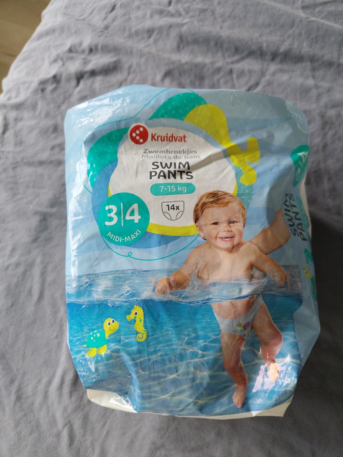 Zwemluiers Kruidvat maat 3-4, Kinderen en Baby's, Babykleding | Baby-zwemkleding, Ophalen, Jongetje of Meisje, Zwem-accessoire