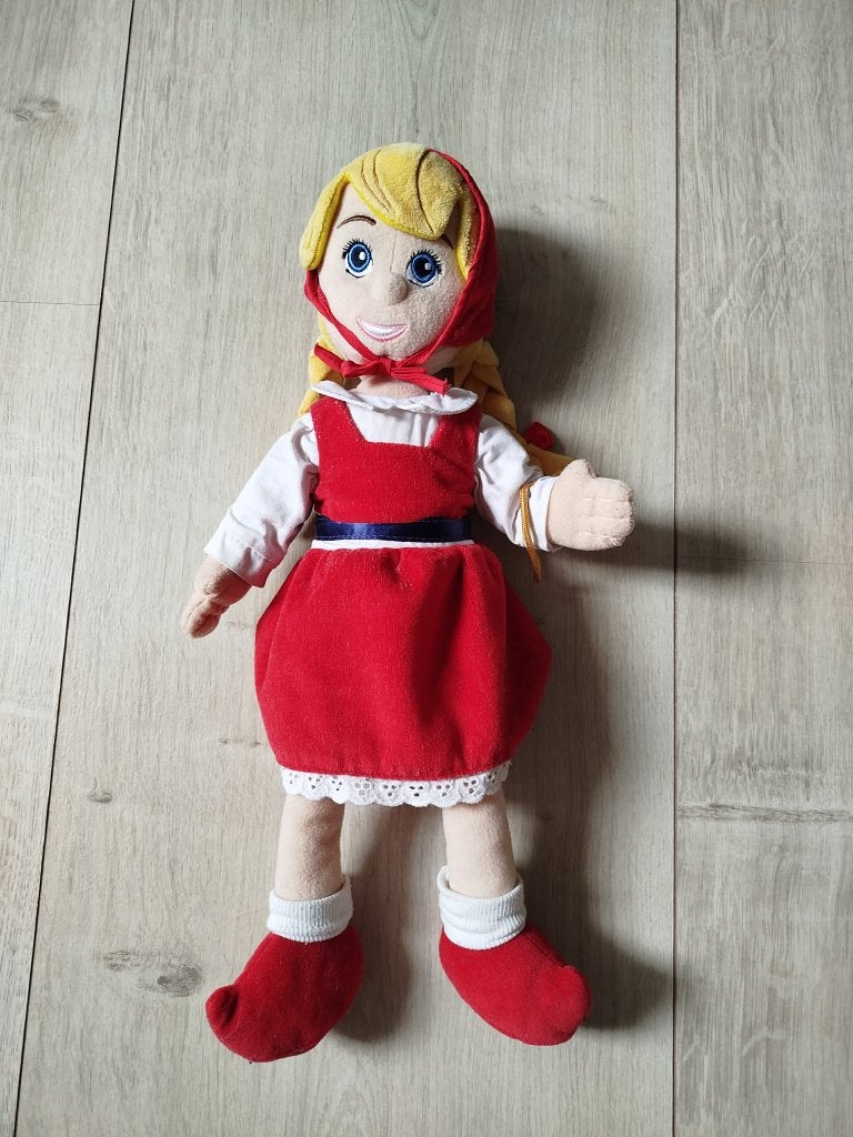 Leuke, originele Roodkapje knuffel/pop uit de Efteling., Verzamelen, Ophalen of Verzenden, Zo goed als nieuw, Beeldje of Poppetje