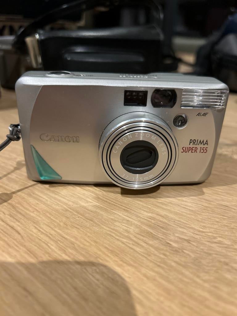 Canon Prima Super 155 Compact Camera - Zilver, Ophalen of Verzenden, Gebruikt, Compact, Canon