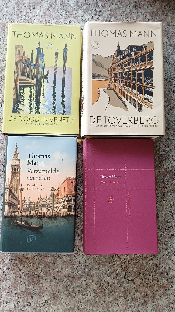 Thomas Mann-De toverberg/Verz.verhalen/Dr.Faustus/Venetie, Thomas Mann, Ophalen of Verzenden, Zo goed als nieuw, Nederland
