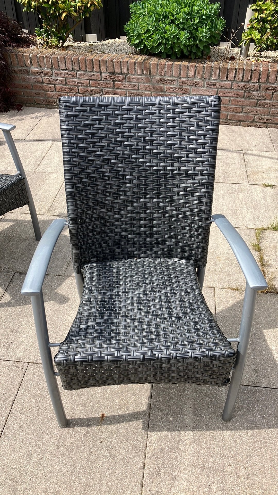 Tuinstoelen 4 stuks, Tuin en Terras, Ophalen, Gebruikt, Aluminium