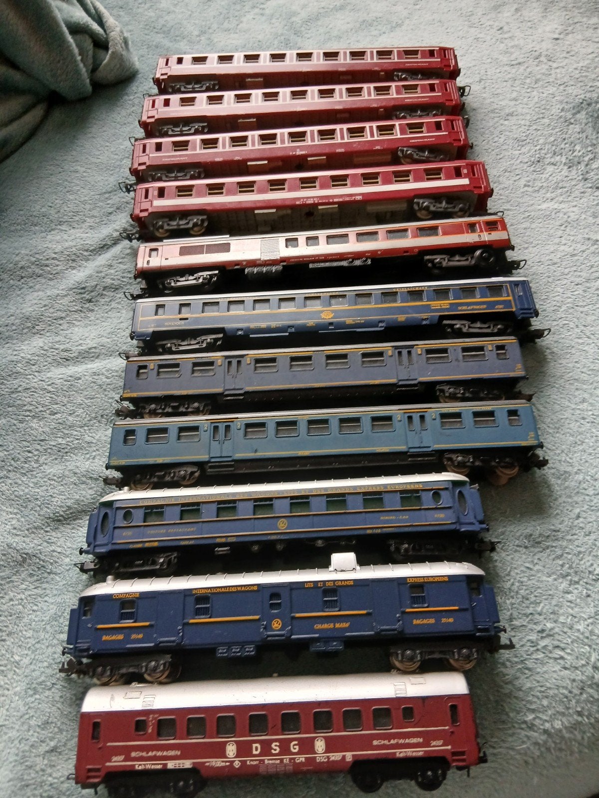 jouef lima 11 rijtuigen modelspoor, Gebruikt, Gelijkstroom, Wagon, Ophalen of Verzenden