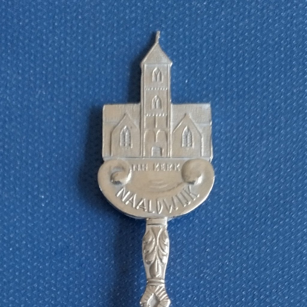 verzilverd lepeltje NH Kerk Naaldwijk (Selecta), Antiek en Kunst, Ophalen of Verzenden