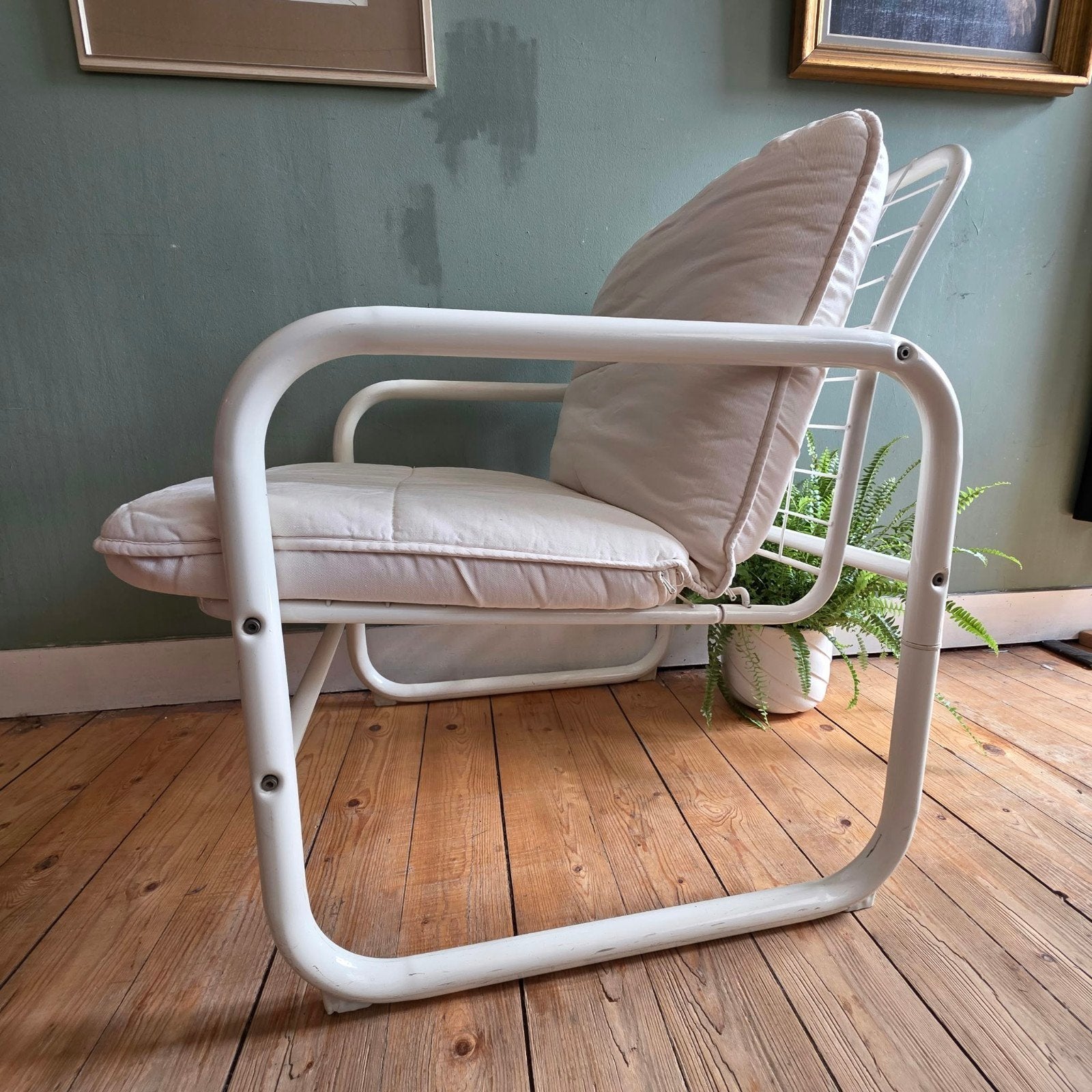 Vintage IKEA Mölle lounge chair Bauhaus Marcel Breuer stijl, Huis en Inrichting, Fauteuils, Gebruikt, ., Minder dan 75 cm, Vintage
