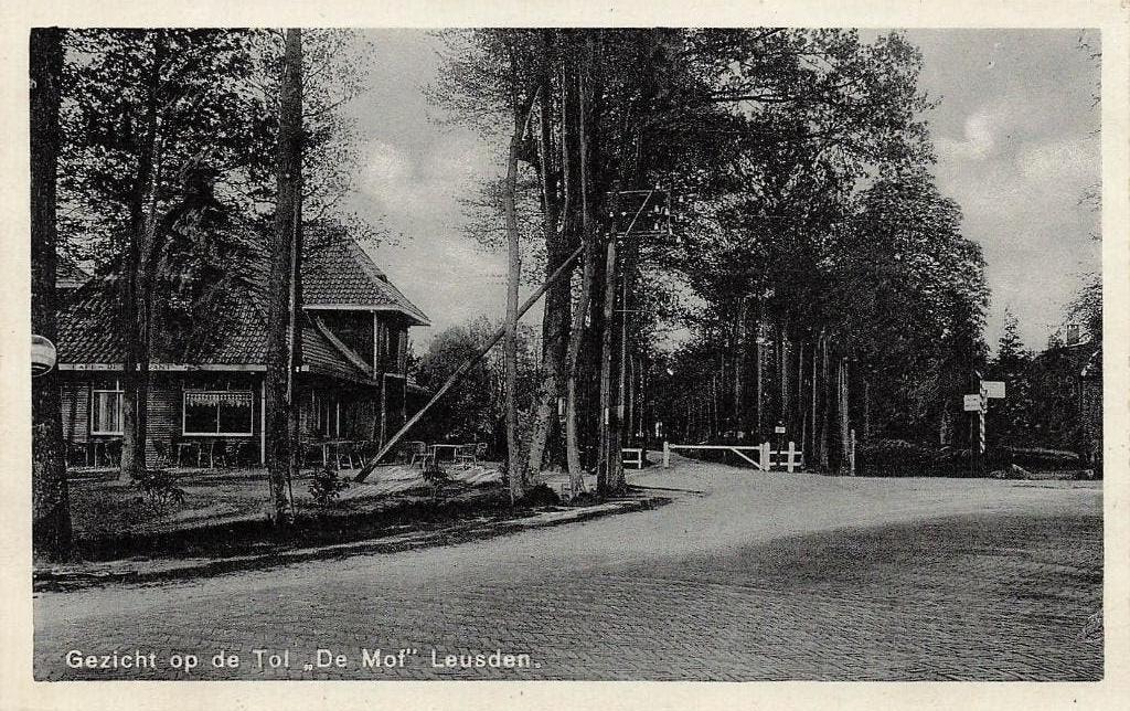 JO340 Leusden Tol de Mol 1939, Ophalen of Verzenden, 1920 tot 1940, Gelopen, Utrecht