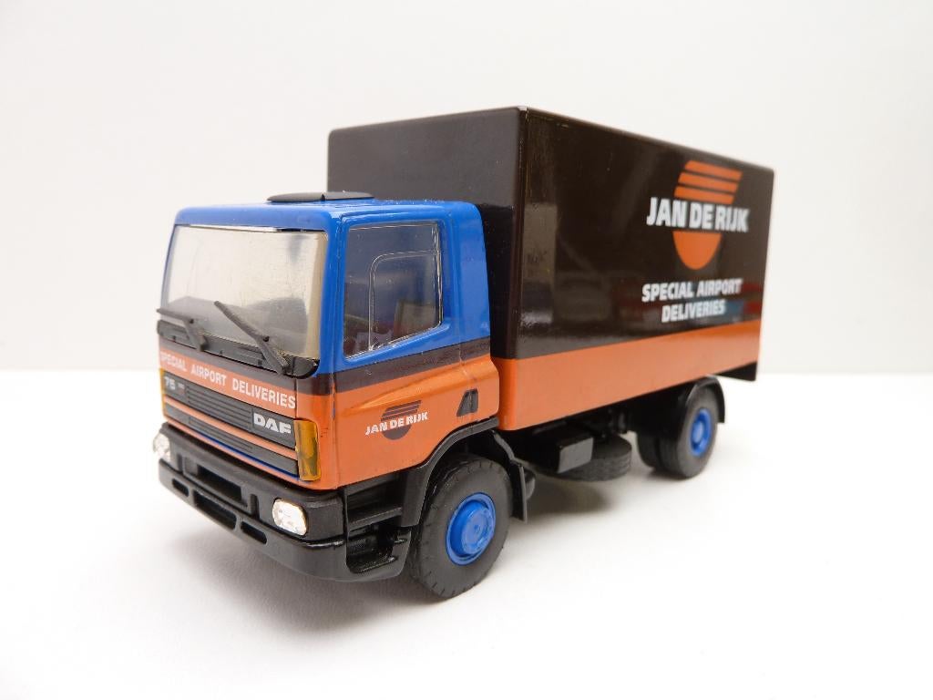 DAF 75  '' Jan de Rijk ''  Lion car, Hobby en Vrije tijd, Modelauto's | 1:50, Ophalen of Verzenden, Zo goed als nieuw, Bus of Vrachtwagen