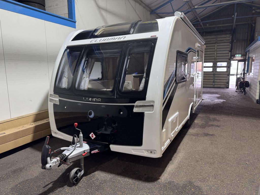 Lunar Clubman CK Mover,Luifel,Fietsrek,ATC,Voortent, Caravans en Kamperen, Caravans, Standaardzit, Tot en met 2, Bedrijf, Schokbreker