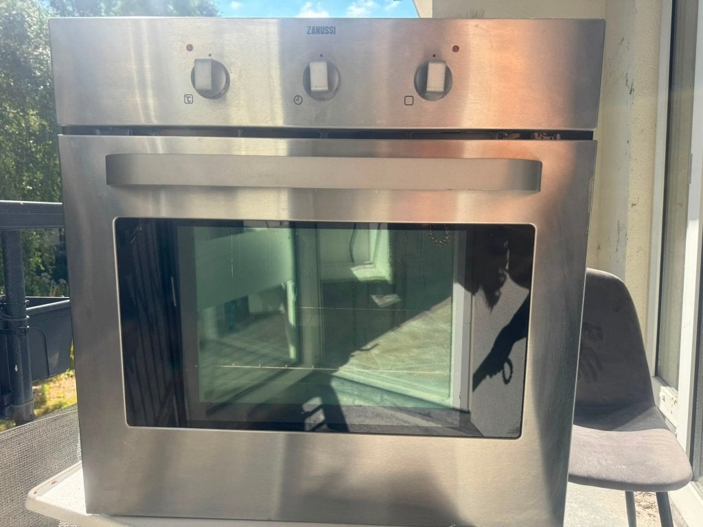 Zanussi inbouwoven - RVS Oven, Witgoed en Apparatuur, Ophalen, Minder dan 45 cm, Gebruikt, Oven