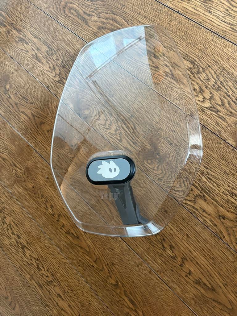 Yepp kinderzitje voor met windscherm en adapter, 0 t/m 18 kg, Voorzitje, Ophalen of Verzenden, Gebruikt
