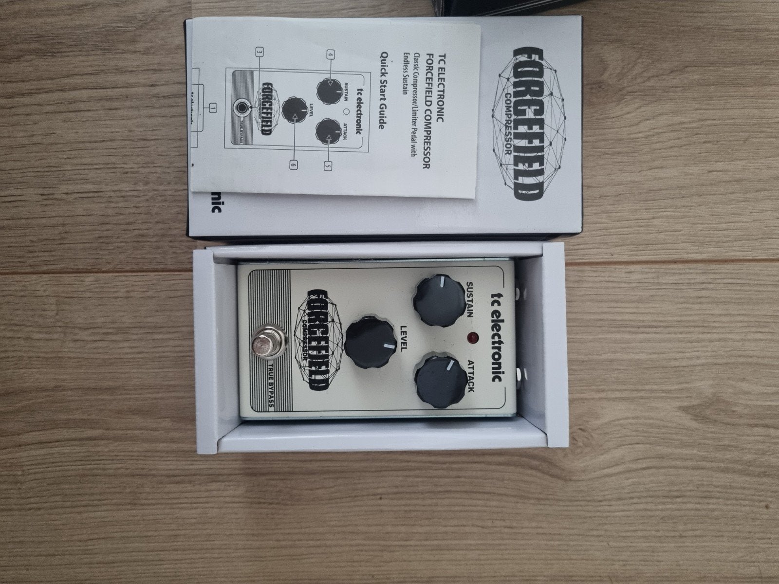 TC Electronic Forcefield Compressor gitaar pedaal, Ophalen of Verzenden, Zo goed als nieuw, Compressor
