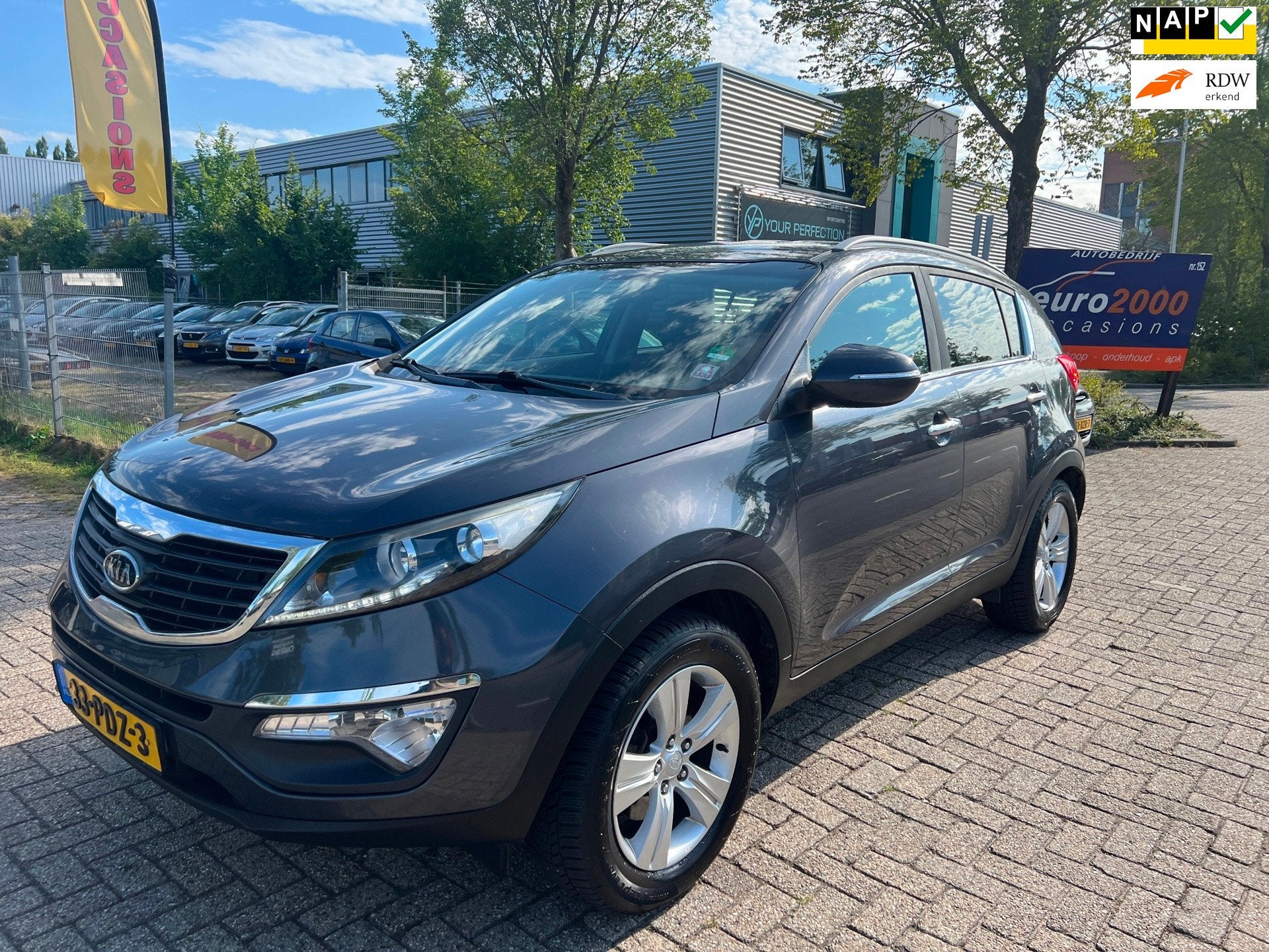 Kia Sportage 2.0 X-ecutive Plus Pack - LEDER - TREKHAAK !, Auto's, Kia, Gebruikt, 4 cilinders, Leder en Stof, 163 pk