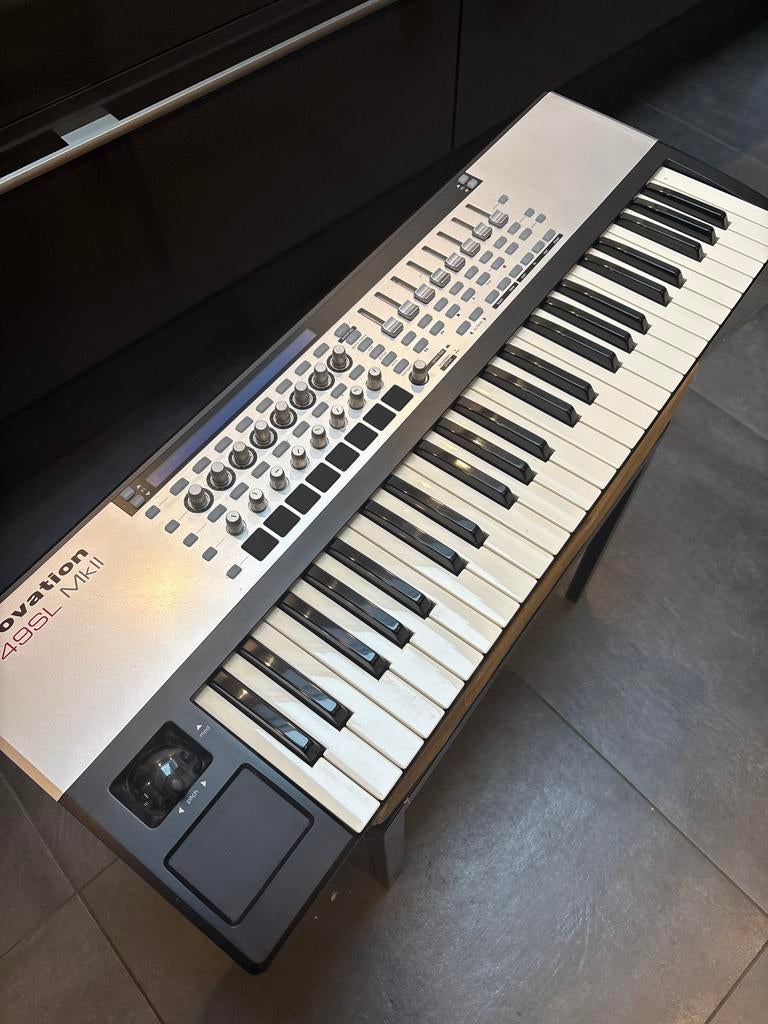Novation 49SL MkII MIDI Controller Keyboard, Gebruikt, Ophalen of Verzenden, Aanslaggevoelig, 49 toetsen