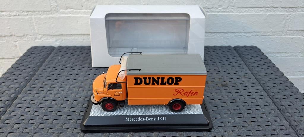 Mercedes Benz L 911 "Dunlop Reifen" Premium Ckassixxs., Ophalen of Verzenden, Nieuw, Bus of Vrachtwagen, Overige merken